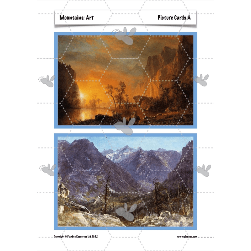 PlanBee Mountains Topic KS2 Enrichment Lesson Pack