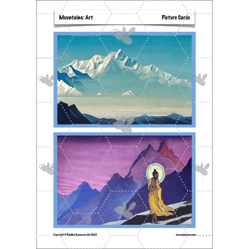 PlanBee Mountains Topic KS2 Enrichment Lesson Pack