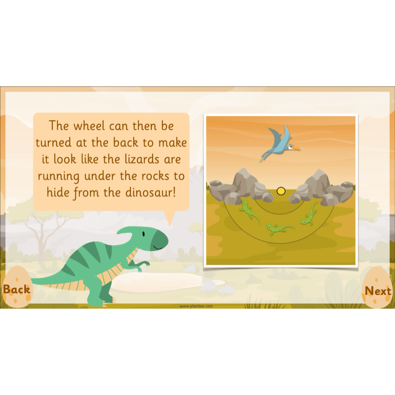 PlanBee Moving Dinosaurs KS1 | DT lessons