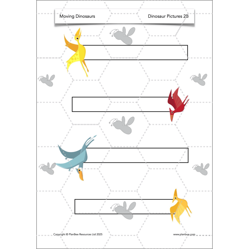 PlanBee Moving Dinosaurs KS1 | DT lessons