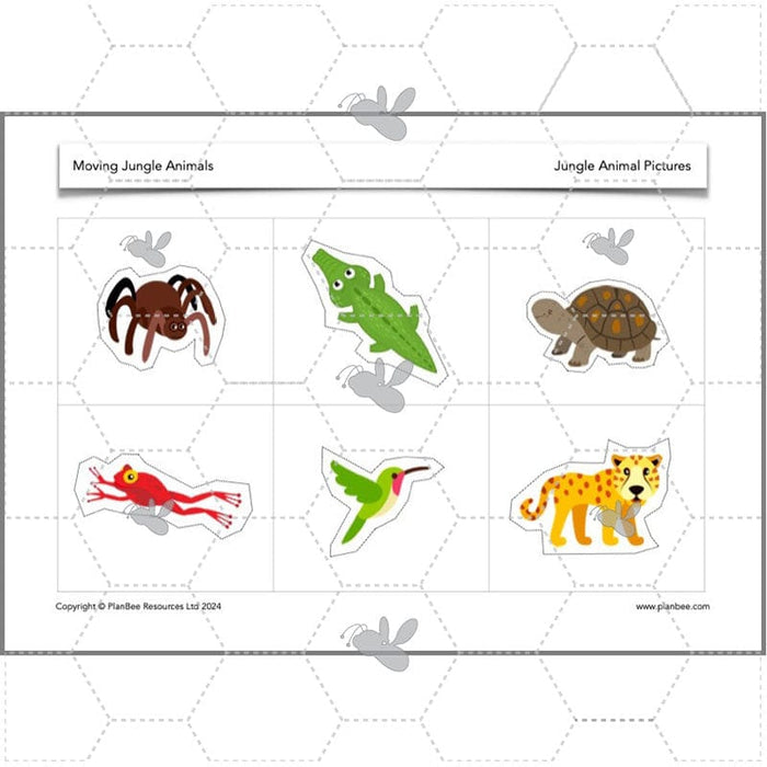 PlanBee Jungle-themed Sliders and Levers KS1 Lesson Pack | PlanBee