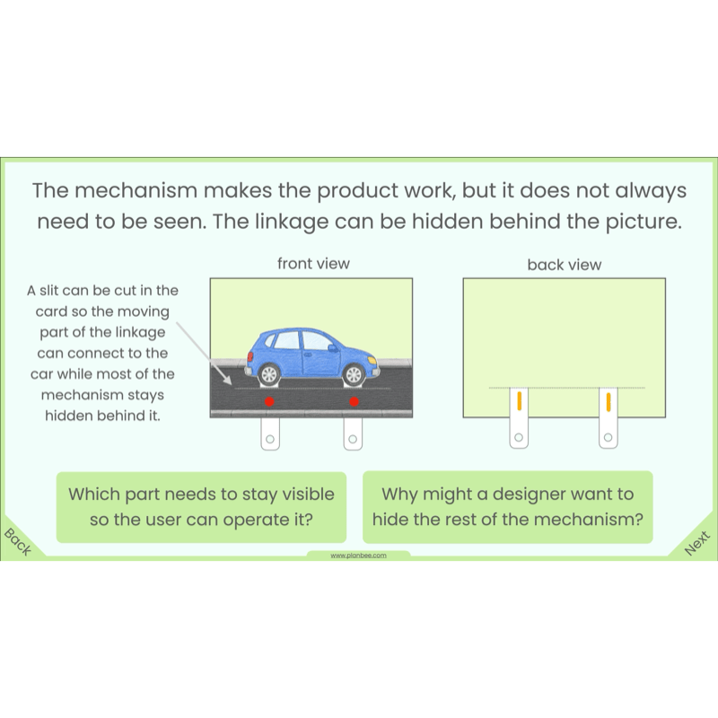 PlanBee Moving Mechanisms