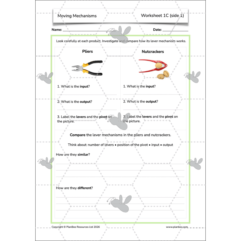 PlanBee Moving Mechanisms
