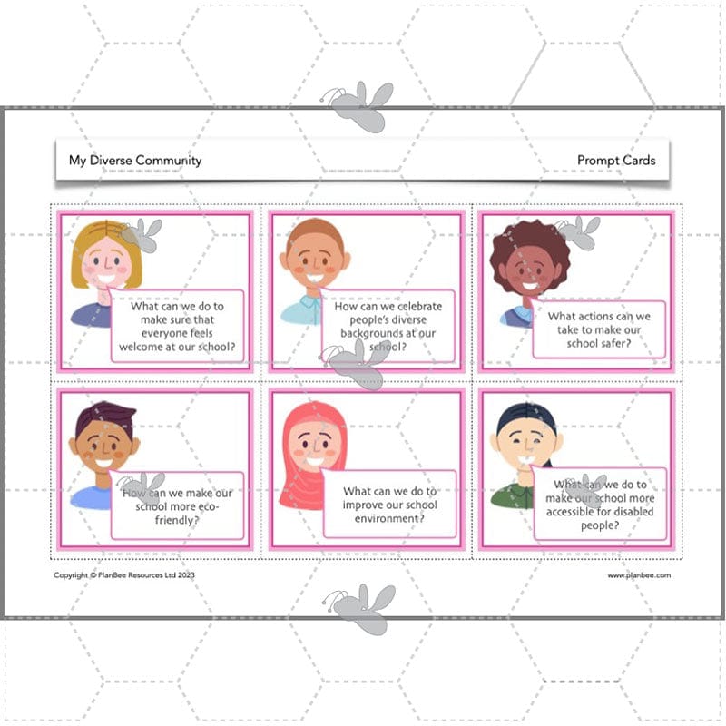 PlanBee My Diverse Community | Year 3 PSHE Lessons