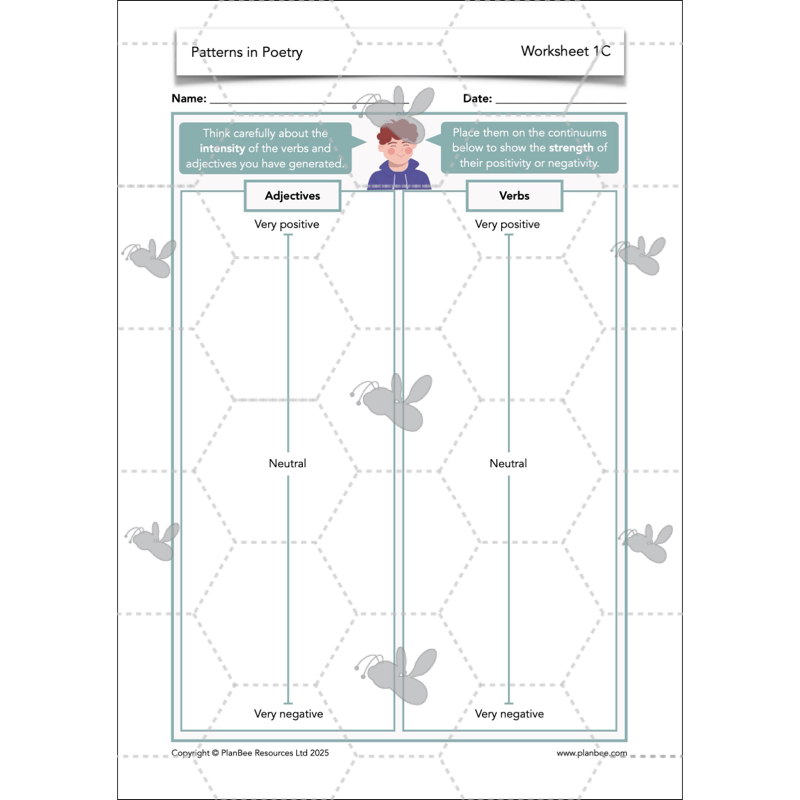 PlanBee Year 3 Patterns in Poetry | Investigating Types of Poems