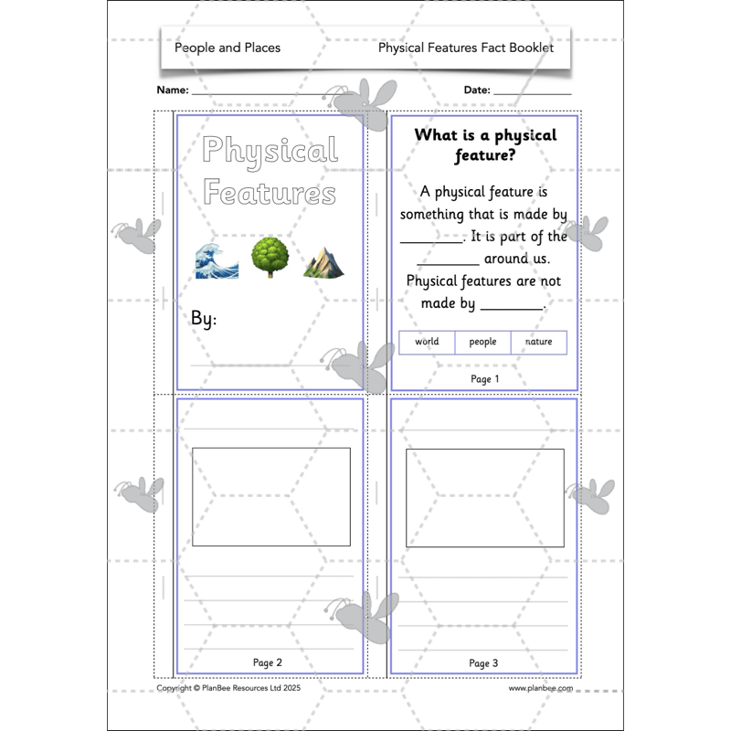 PlanBee People and Places | KS1 Geography Lessons
