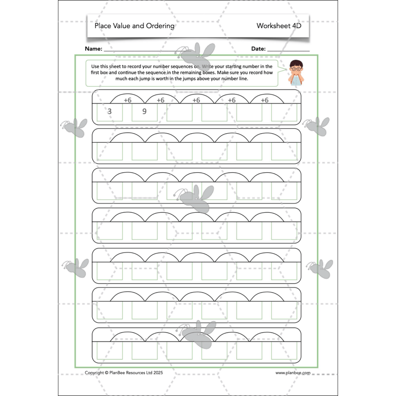 PlanBee Place Value and Ordering Year 4 Maths Lessons by PlanBee