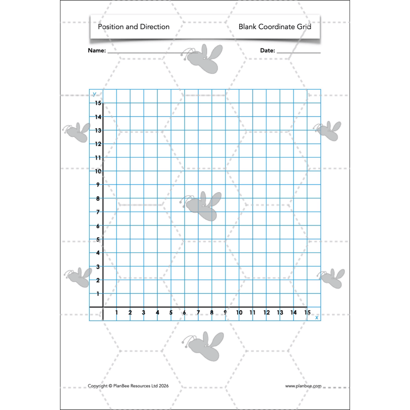 PlanBee Position and Direction Year 4 Maths Lessons | PlanBee