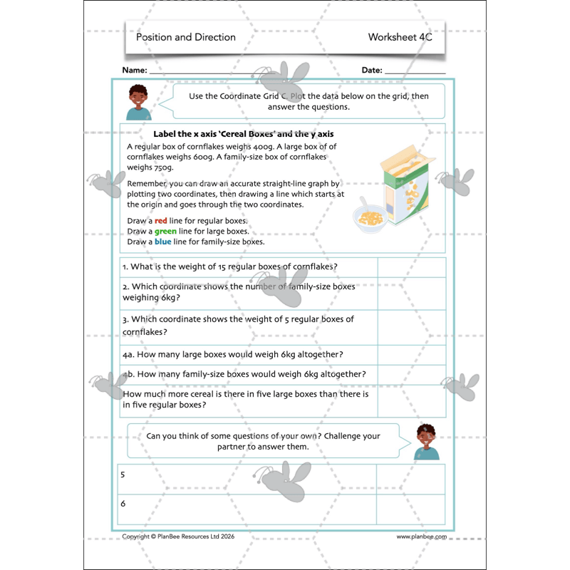 PlanBee Position and Direction Year 4 Maths Lessons | PlanBee