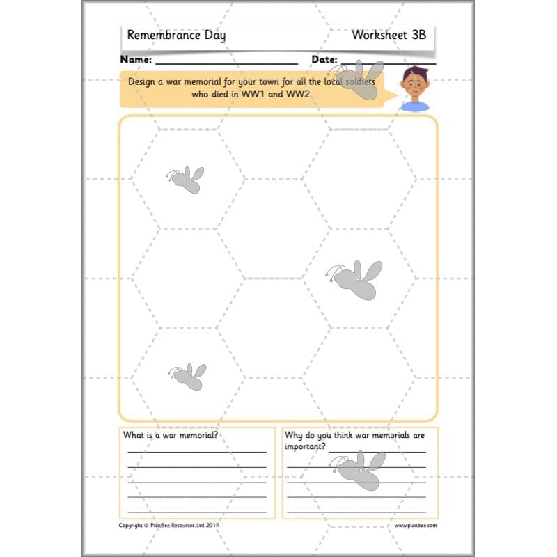 PlanBee KS1 Remembrance Day Lesson | Year 2 History Planning