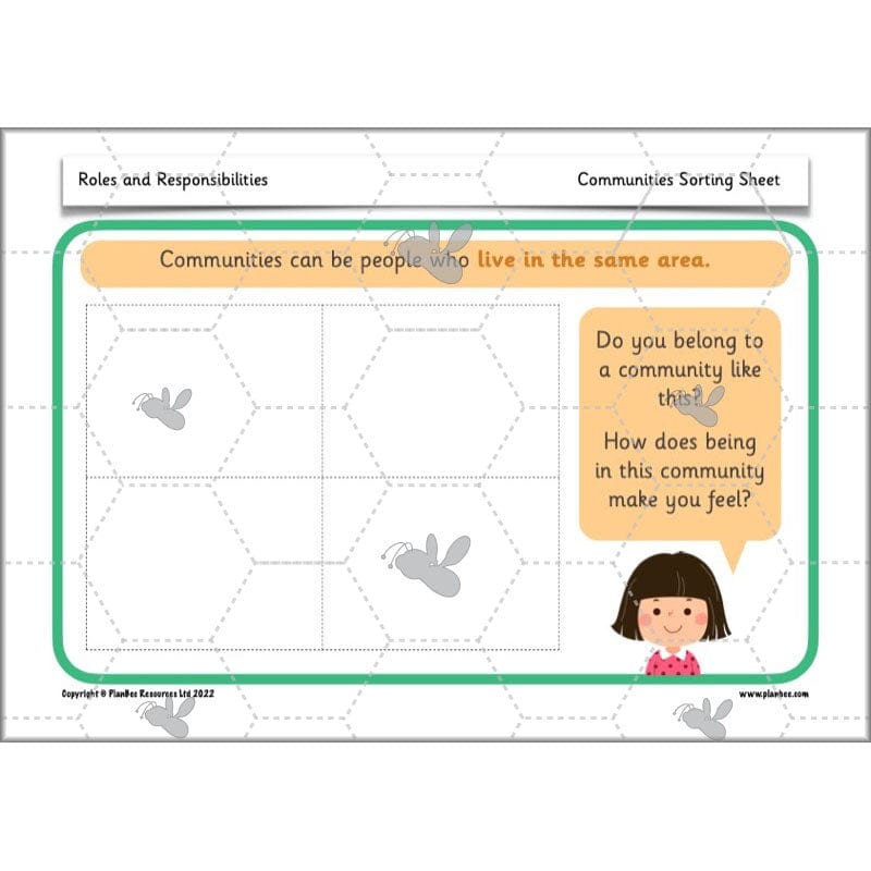 PlanBee Roles and Responsibilities | KS1 PSHE 