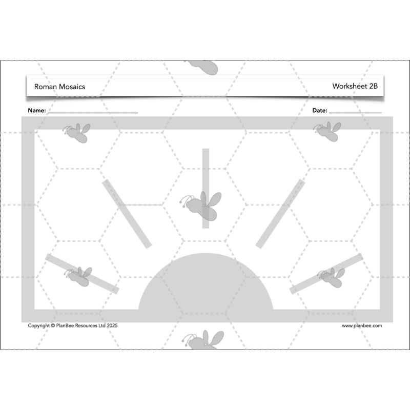 PlanBee Roman Mosaics KS2 Art Planning