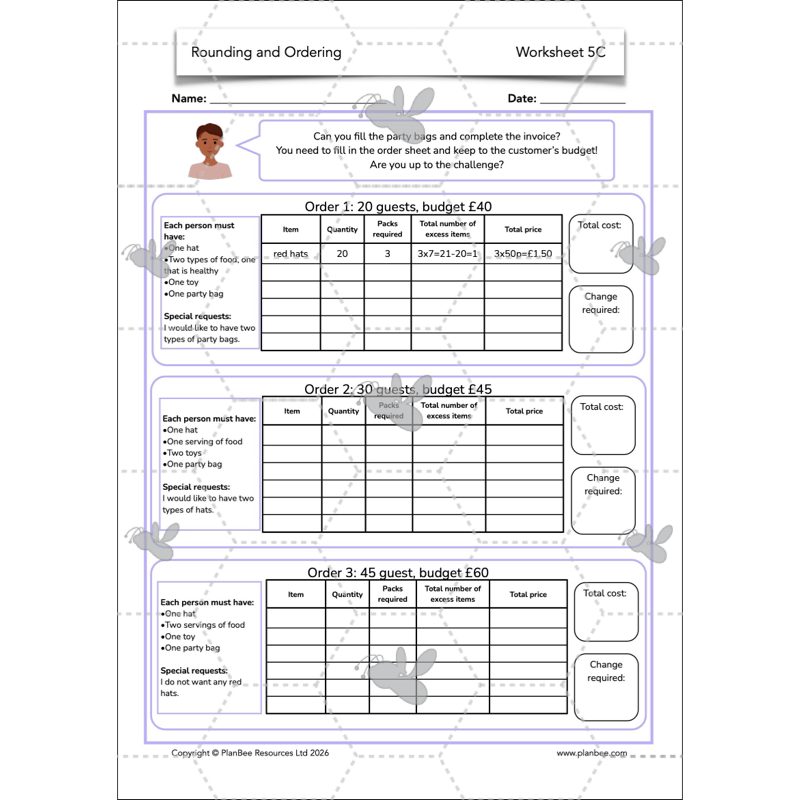 Rounding and Ordering Numbers