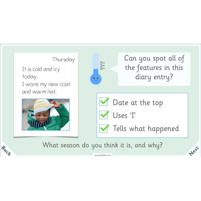 PlanBee Season Diaries | Year 1 English