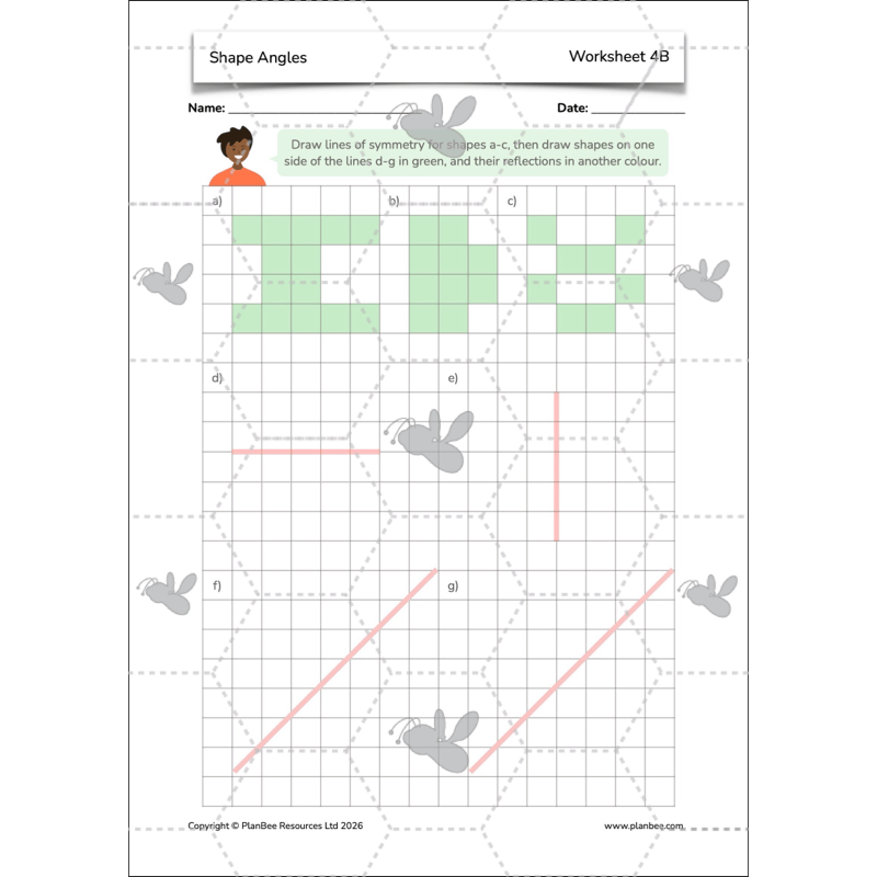 PlanBee Shape Angles Year 4 Shape Properties Lessons by PlanBee