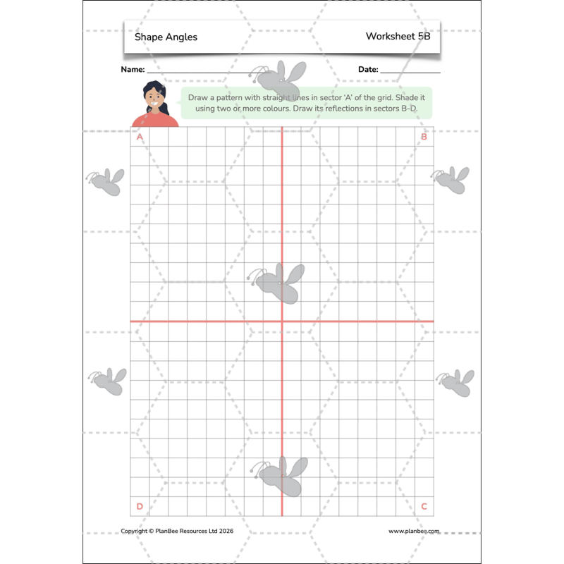 PlanBee Shape Angles Year 4 Shape Properties Lessons by PlanBee