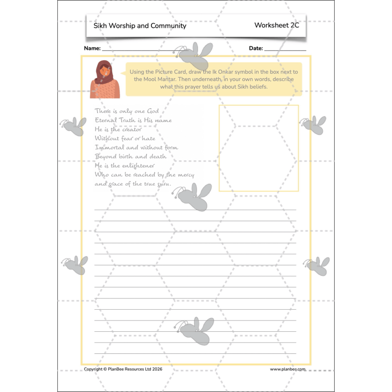 PlanBee KS2 Sikh Worship and Community KS2 lesson plans by PlanBee
