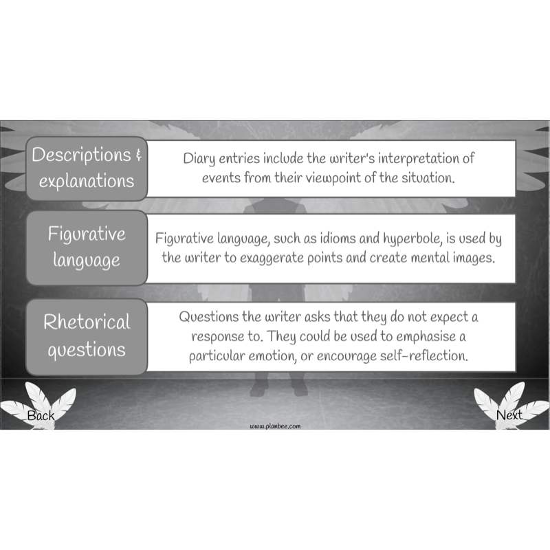 PlanBee Skellig Diary Entries KS2 | Year 6 English Lesson Pack