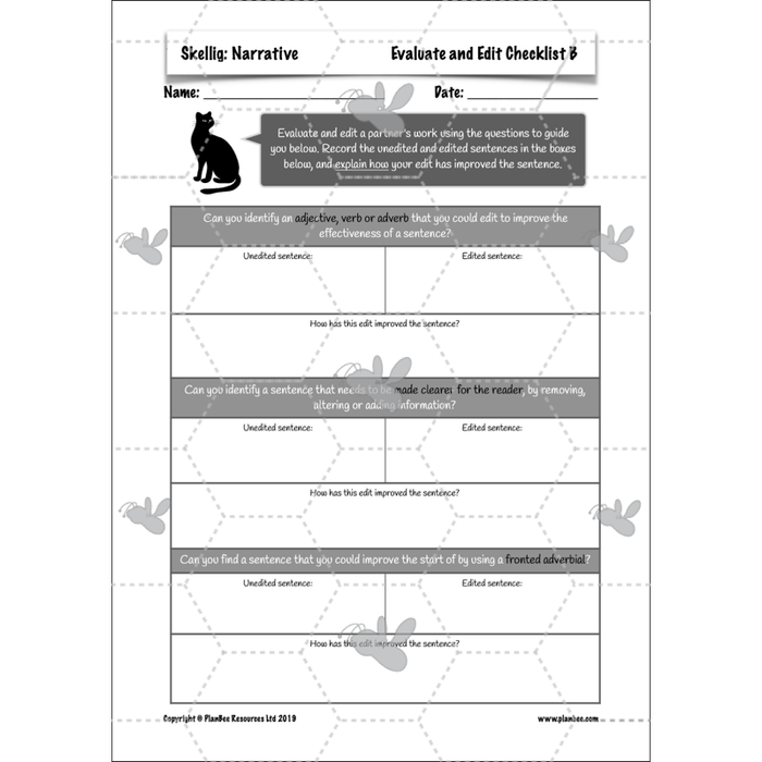 PlanBee Skellig: Narrative