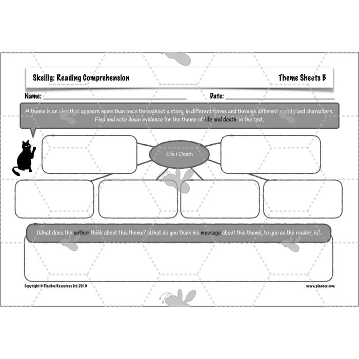 Skellig: Reading Comprehension
