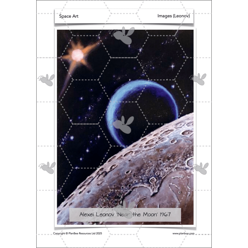PlanBee Space Art KS2 | Year 5/6 Lessons