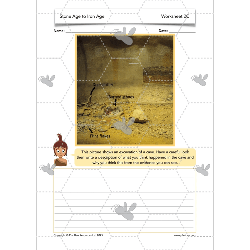 PlanBee Stone Age to Iron Age Year 3 and 4 | History Lessons KS2
