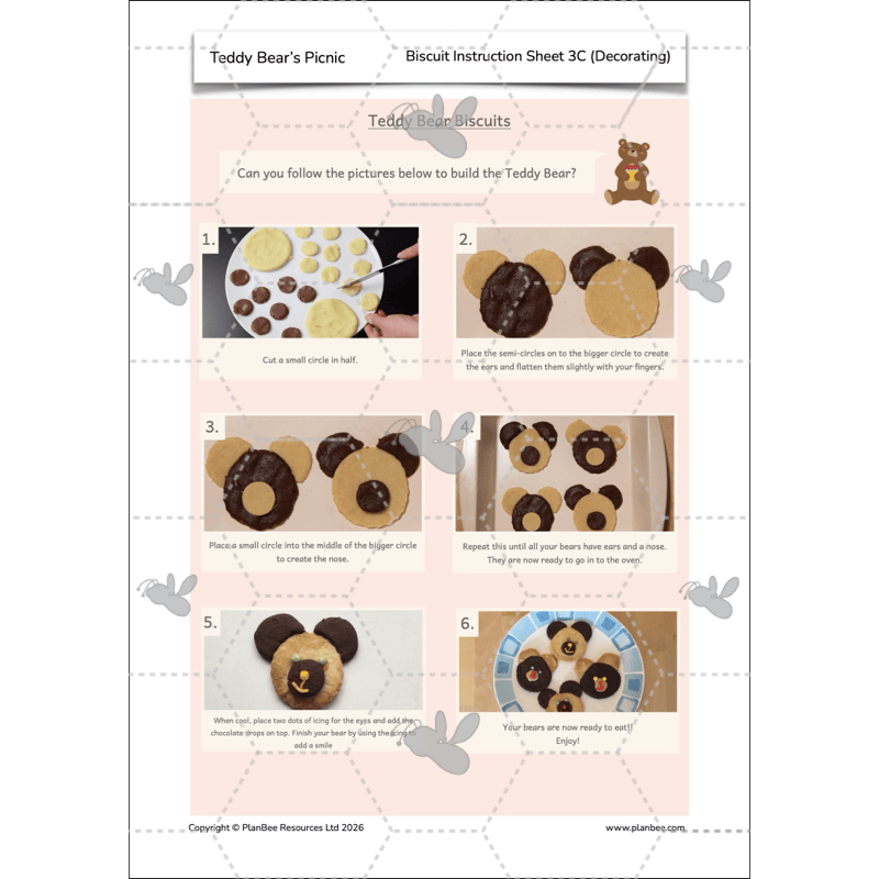 PlanBee Teddy Bears Picnic Ideas and DT Lessons by PlanBee