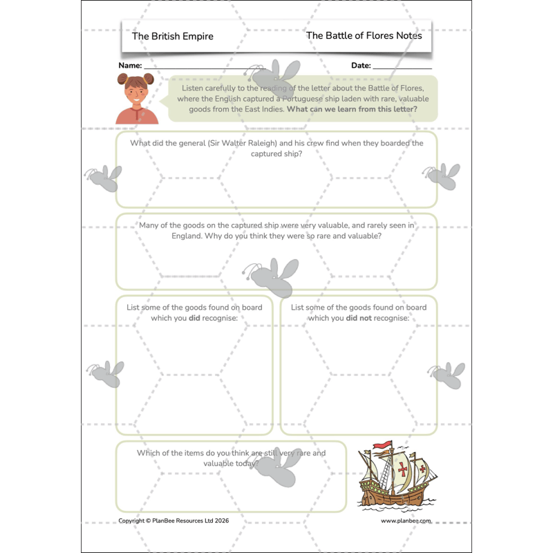 PlanBee British Empire KS2 Resources 