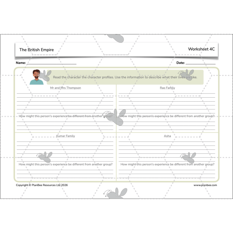 PlanBee British Empire KS2 Resources 