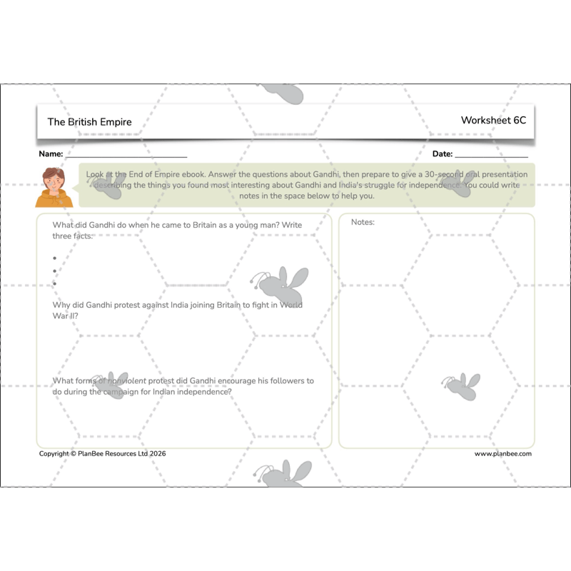 PlanBee British Empire KS2 Resources 