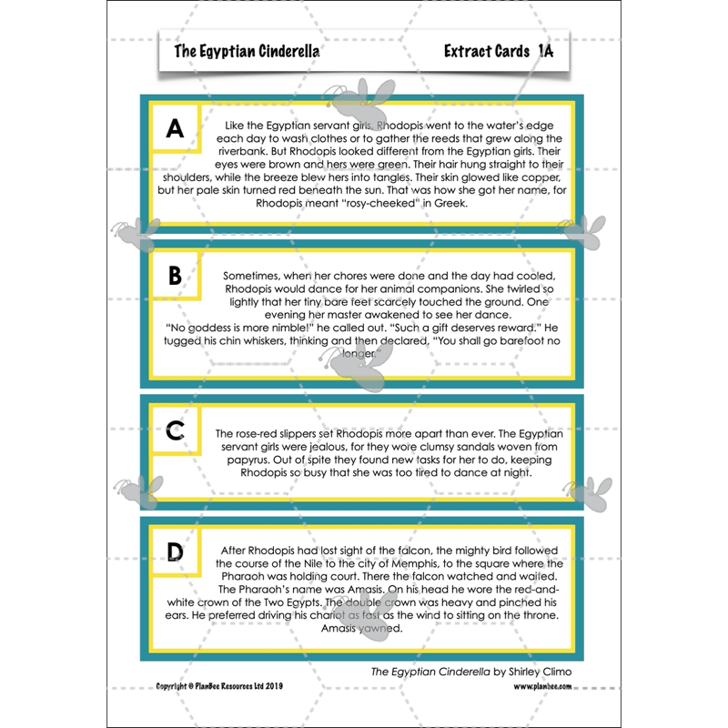 PlanBee The Egyptian Cinderella Planning Pack for KS2