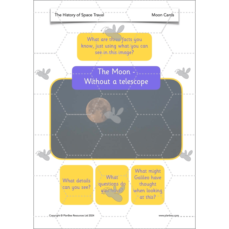 PlanBee The History of Space Travel KS1 Lesson Plans & Resources