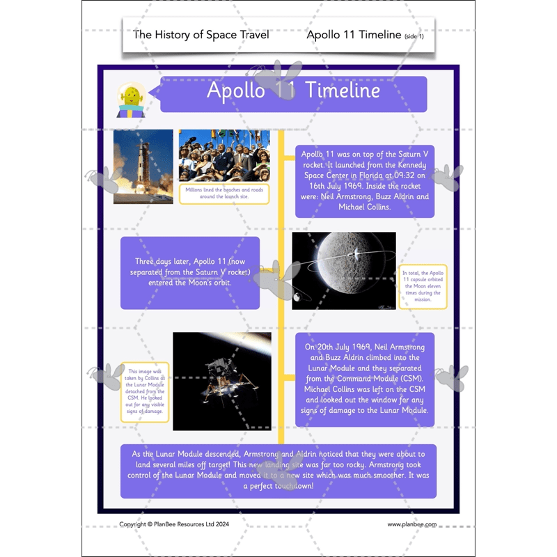 PlanBee The History of Space Travel KS1 Lesson Plans & Resources