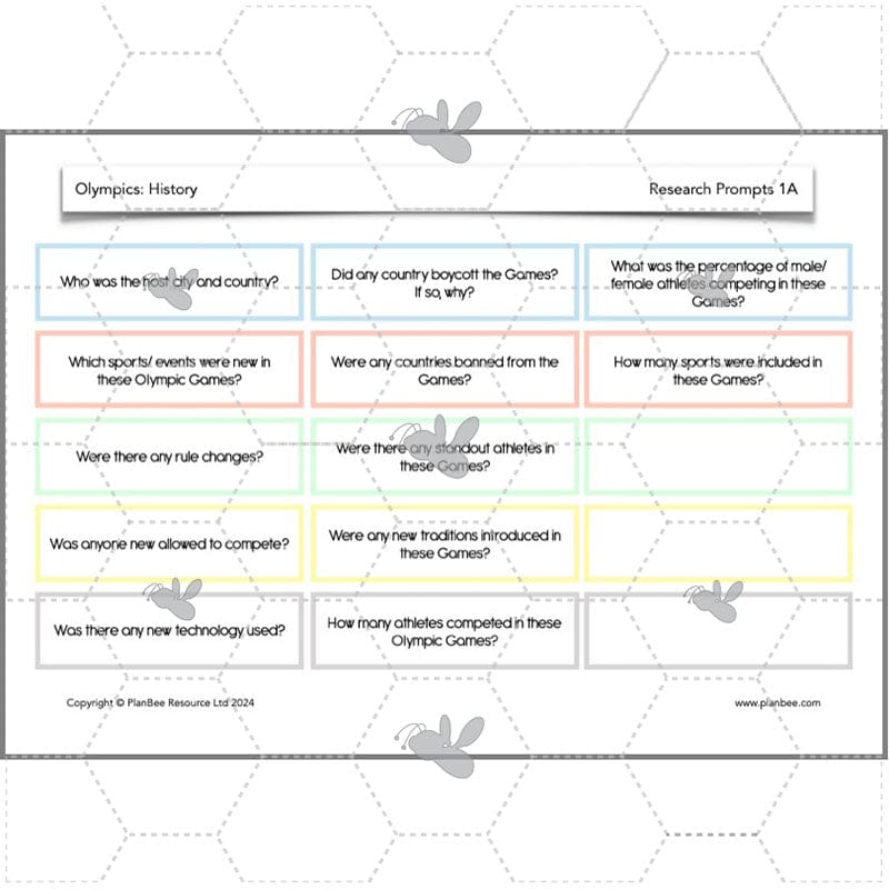 PlanBee Olympic Games Year 5/6 Lesson Pack by PlanBee