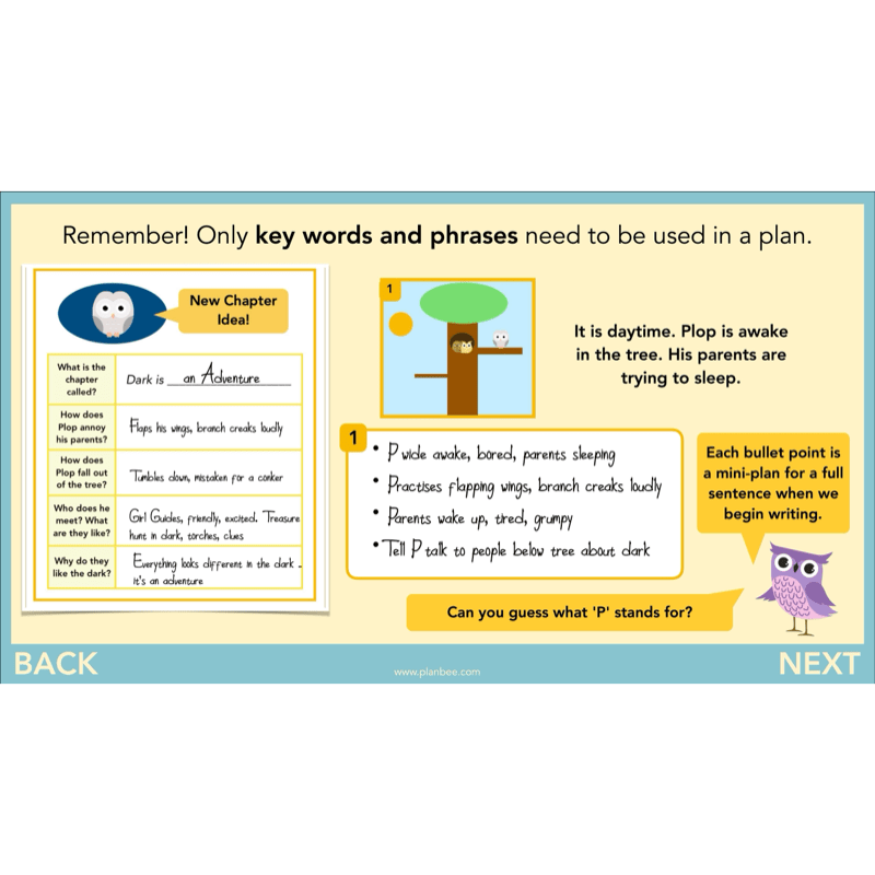 PlanBee The Owl who was Afraid of the Dark | KS2 Narrative Lessons