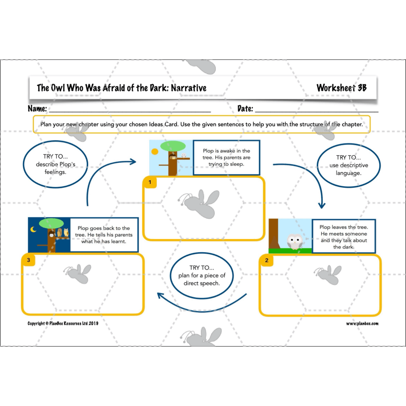 PlanBee The Owl who was Afraid of the Dark | KS2 Narrative Lessons