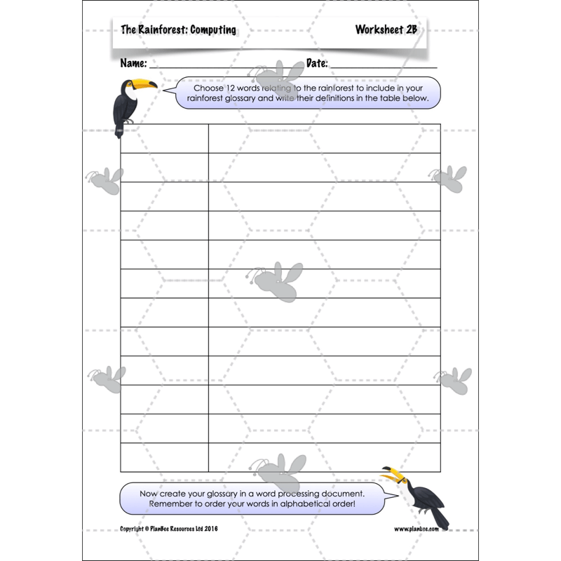 The Rainforest Topic Enrichment Pack