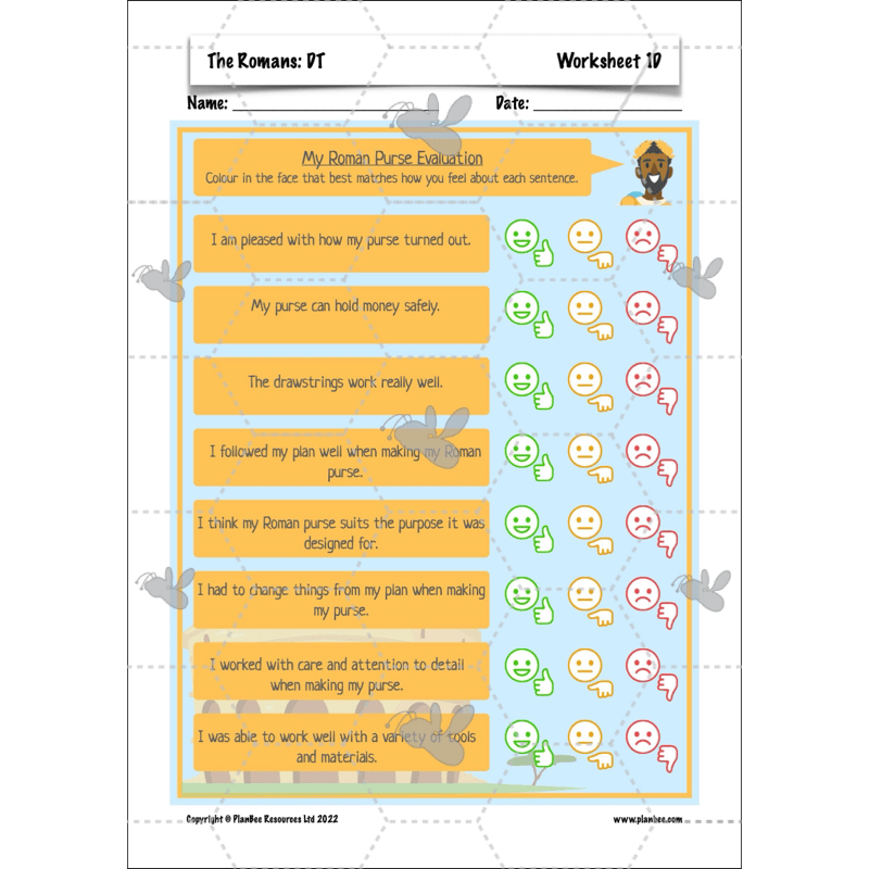 PlanBee The Romans KS2 Topic Enrichment Lesson Pack