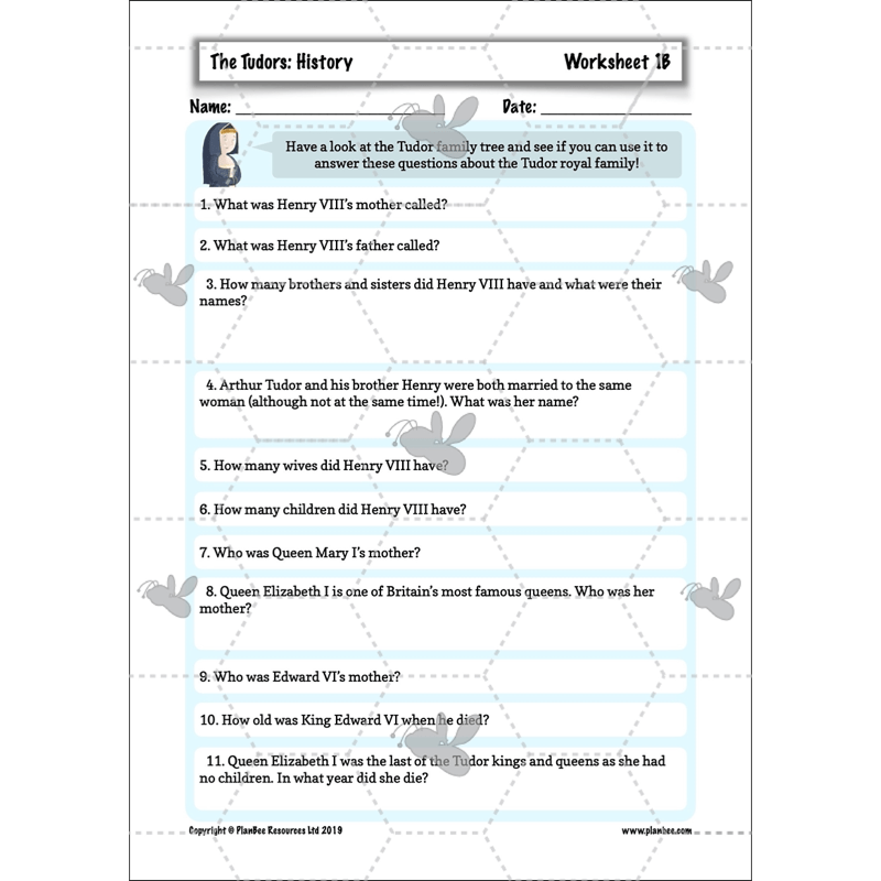 PlanBee The Tudors KS2 History Lessons and Resources