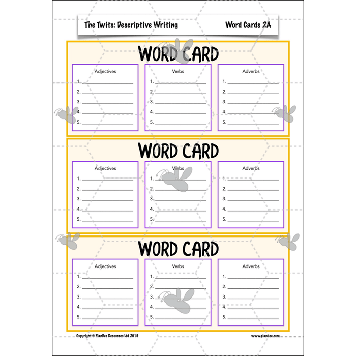 PlanBee The Twits: Descriptive Writing KS2 | Year 4 English Pack