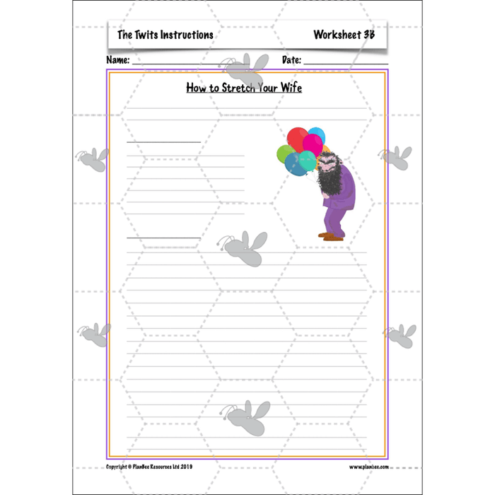 PlanBee The Twits Instructions KS2 | Year 4 English Pack