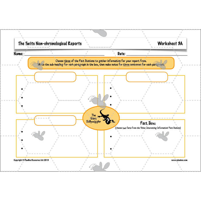 PlanBee The Twits: Non-chronological Reports KS2 | Y4 English Pack