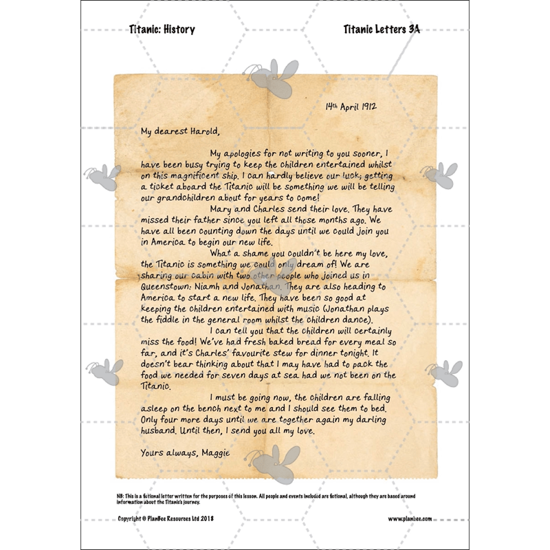 PlanBee Titanic KS2 Lesson Plans and Resources | Primary History