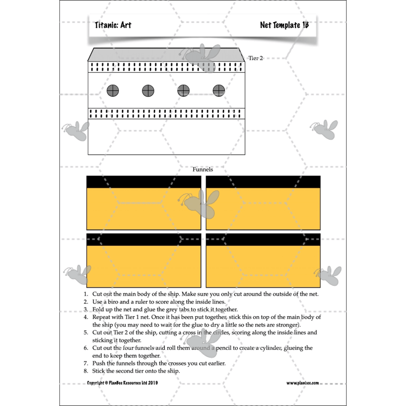 PlanBee Titanic Topic KS2 Enrichment Lesson Pack
