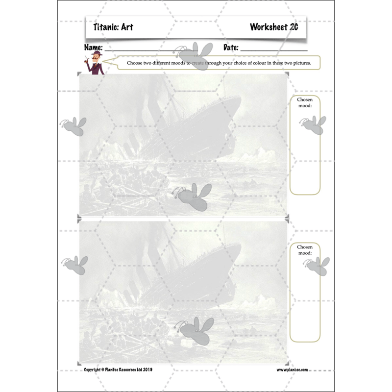 PlanBee Titanic Topic KS2 Enrichment Lesson Pack