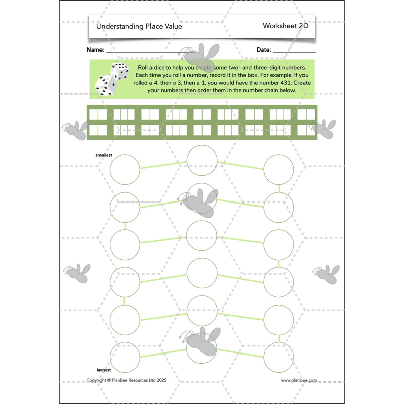 PlanBee Understanding Place Value Year 3 Maths Lessons by PlanBee
