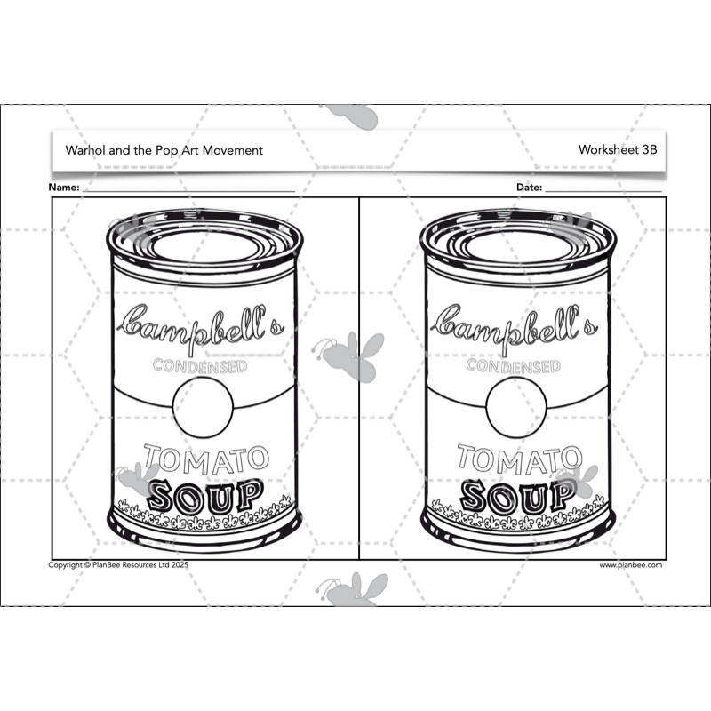 PlanBee Andy Warhol KS2 Art Lessons The Pop Art Movement | PlanBee