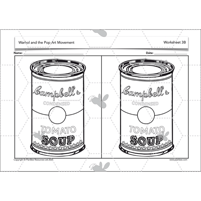 PlanBee Andy Warhol KS2 Art Lessons The Pop Art Movement | PlanBee