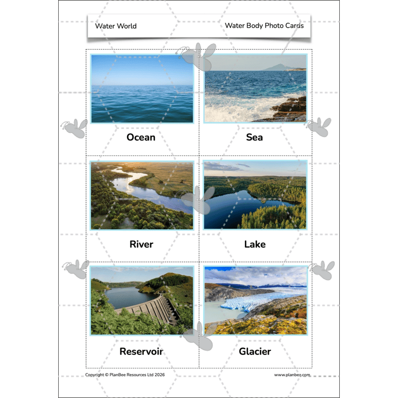 PlanBee Water World Rivers and Coasts KS2 Geography Pack by PlanBee