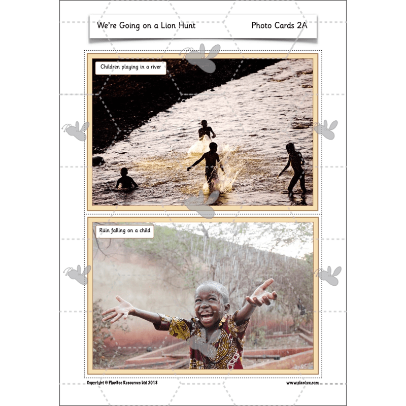 PlanBee We're Going on a Lion Hunt KS1 English Lesson Planning